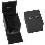 Bulova Classic Skeleton Auto Mens Brown Watch 97a133