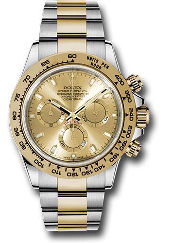 Rolex Yellow Rolesor Cosmograph Daytona 40 Watch - Champagne Index Dial - 116503