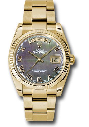 Rolex Day-Date 36 118238 with dark mother-of-pearl Roman dial