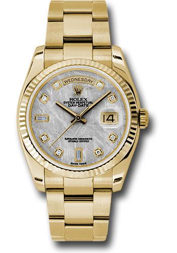 Rolex Day-Date 36 118238 with meteorite diamond dial
