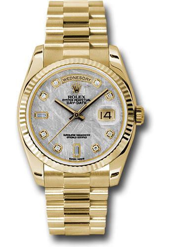 Rolex Day-Date 36 118238 with meteorite diamond dial
