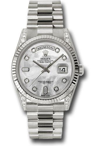 Rolex Day-Date 36 118339 Mother-of-Pearl Diamond Dial