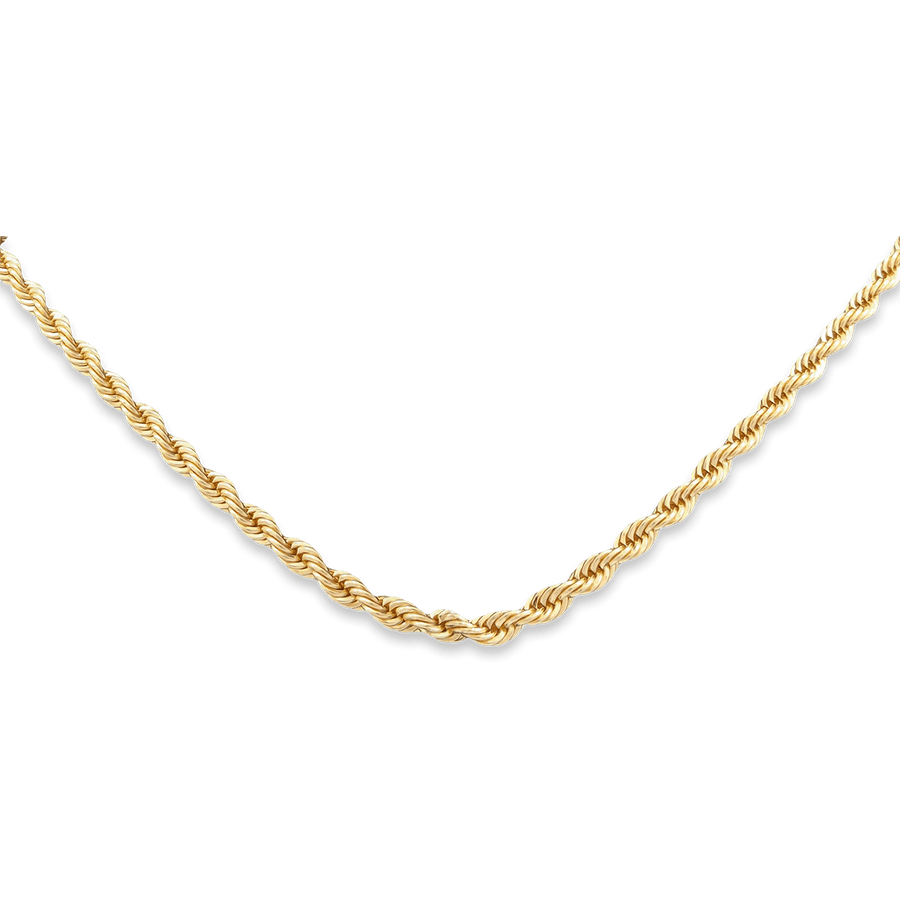 Blu Scarpa 14K Gold 3mm Signature Corda Chain