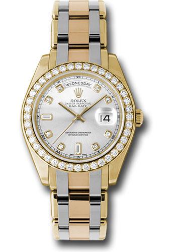 Rolex Day-Date Special Edition 39 18948 with silver diamond dial