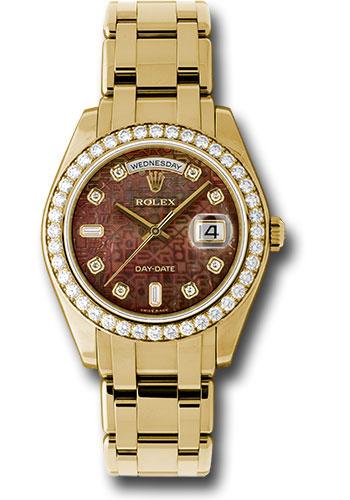 Rolex Day-Date Special Edition 39 18948 with dark mother-of-pearl Jubilee diamond dial