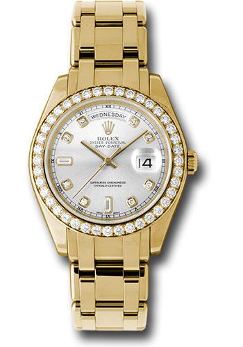 Rolex Day-Date Special Edition 39 18948 with silver diamond dial