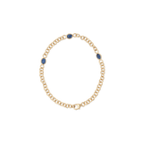 Blu Scarpa Sapphire Link Bracelet 18K gold