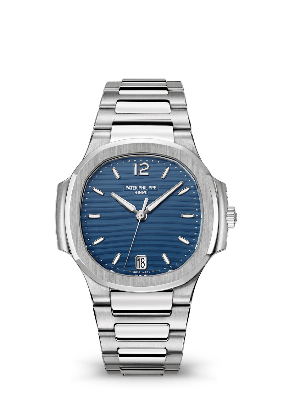 Patek Philippe Nautilus Ladies Stainless Steel Blue Dial 7118/1A-001