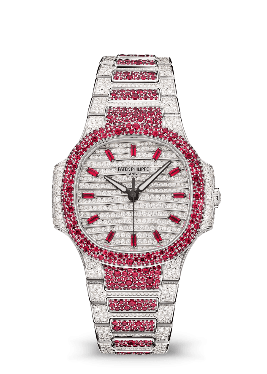 Patek Philippe Nautilus Haute Joaillerie Rubies Diamonds 7118/1452G-001