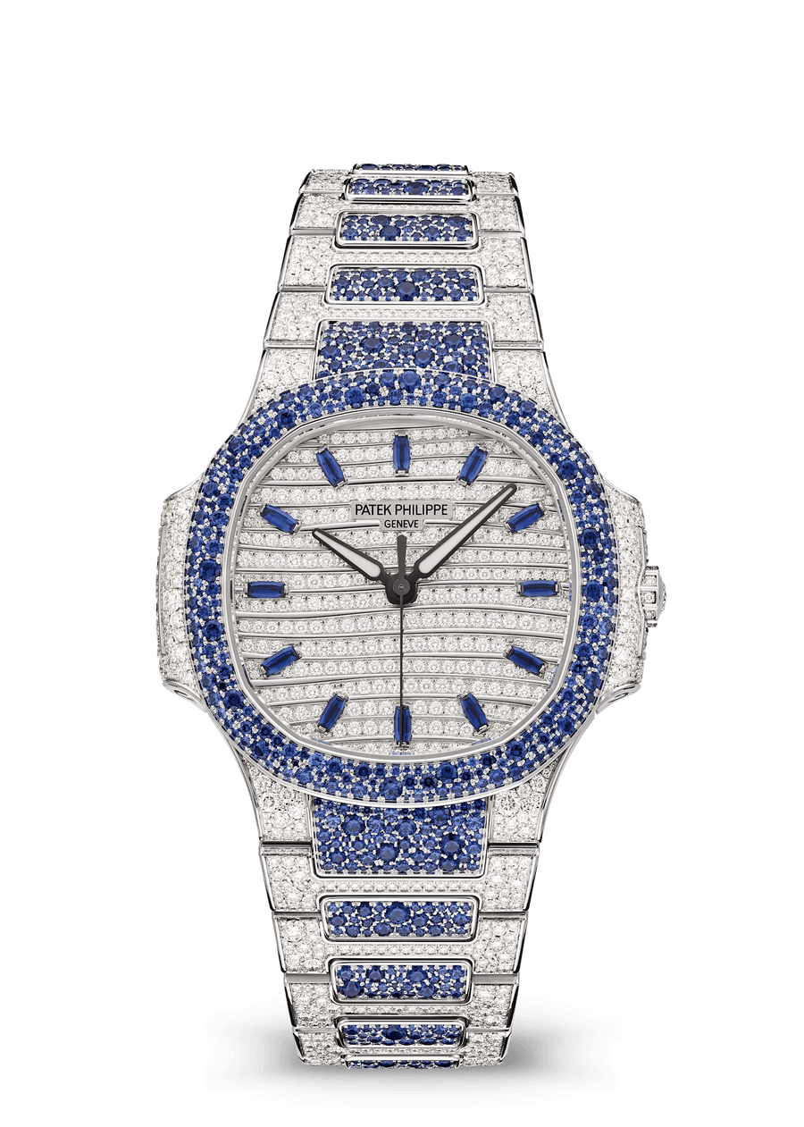 Patek Philippe Nautilus Haute Joaillerie Sapphires Diamonds 7118/1451G-001
