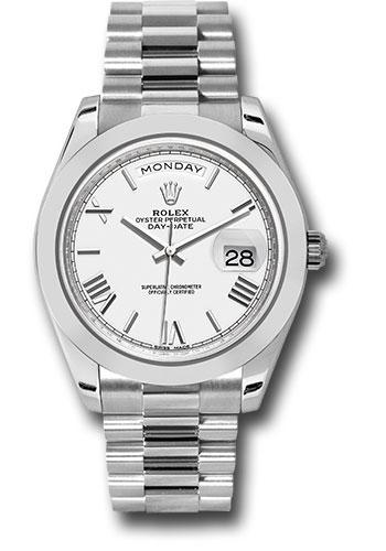 Rolex Day-Date 40 228206 with white bevelled Roman dial