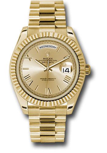 Rolex Day-Date 40 228238 with champagne Roman dial
