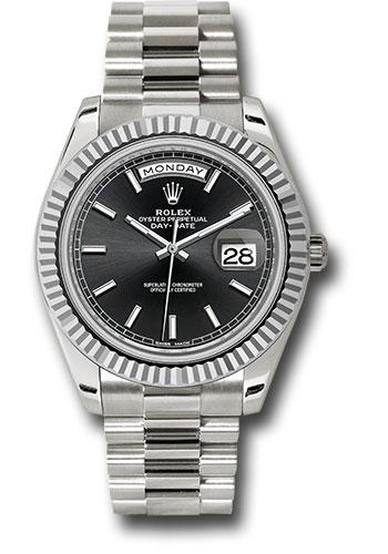 Rolex Day-Date 40 228239 with black index dial