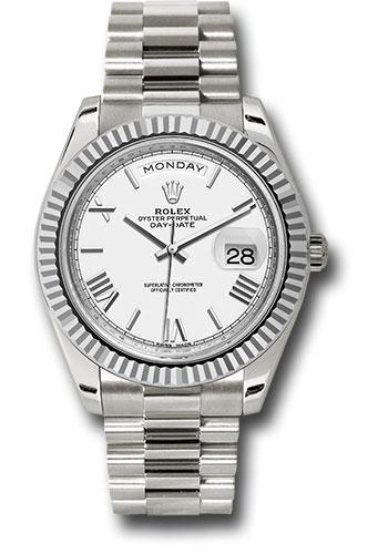 Rolex Day-Date 40 228239 with white bevelled Roman dial