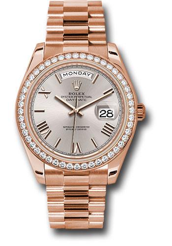 Rolex Day-Date 40 228345RBR with Sundust bevelled Roman dial