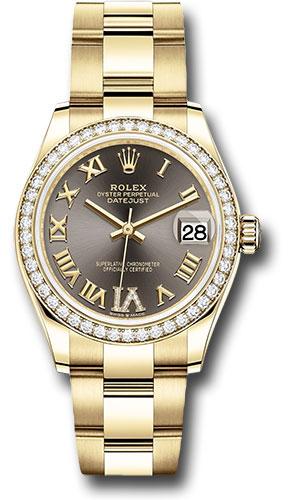 Rolex Datejust 31 278288RBR Dark Grey Diamond Dial