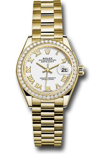 Rolex Lady-Datejust 28 279138RBR White Roman Dial