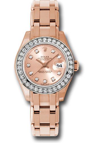 Rolex Lady-Datejust Pearlmaster 29 80285 Pink Diamond Dial