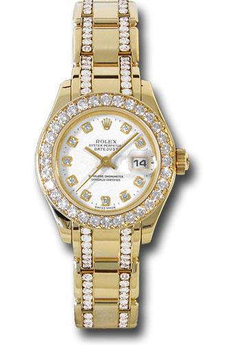 Rolex Lady-Datejust Pearlmaster 29 80298.74948 White Diamond Dial
