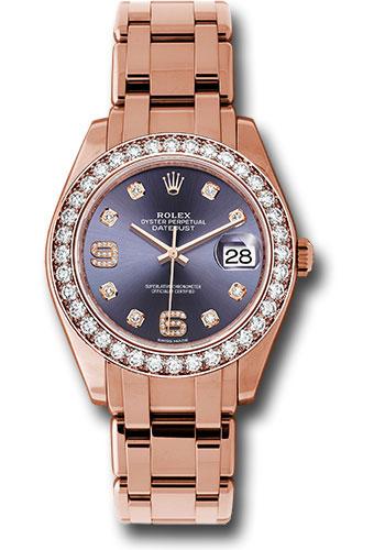 Rolex Datejust Pearlmaster 39 86285 Aubergine Dial
