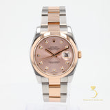 Rolex Datejust - 116201 - 36mm Stainless Steel & Rose Gold