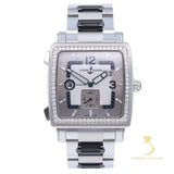 Ulysse Nardin Quadrato Dual Time - 243-92 - 42mm Stainless Steel