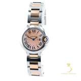 Cartier Ballon Bleu - W6920034 - 28mm Stainless Steel & Rose Gold