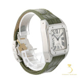 Cartier Santos 100 Medium - W20106X8 - 35.6mm * 44.2mm Stainless Steel