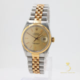 Rolex Datejust - 16013 - 36mm Stainless Steel & Yellow Gold