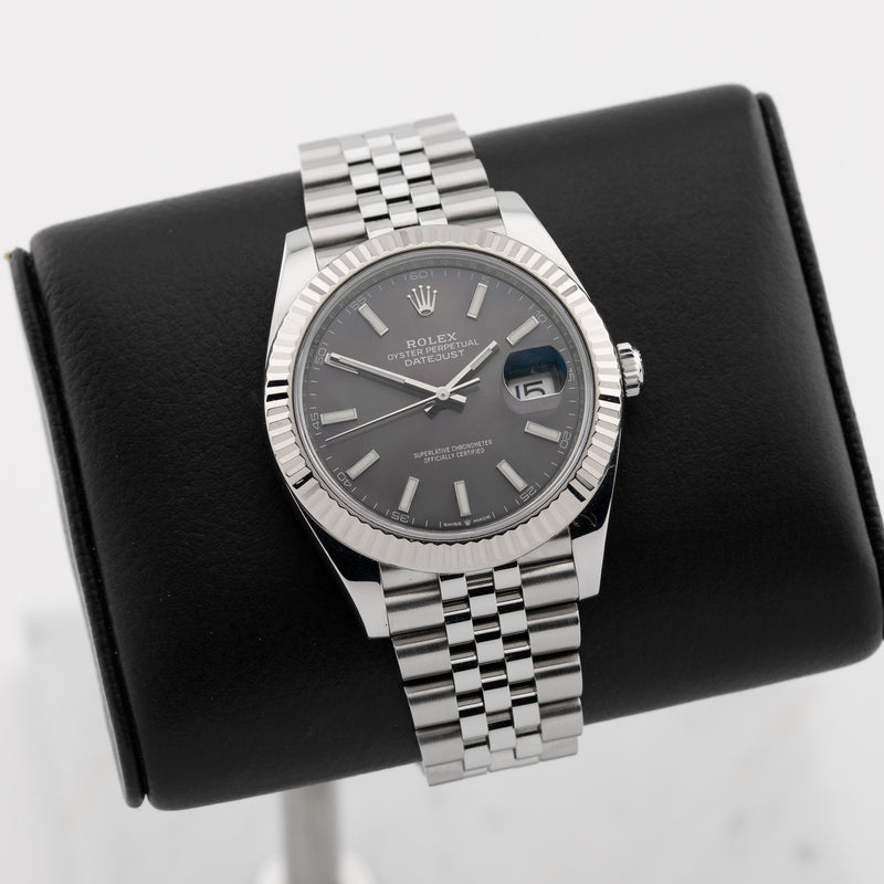 Rolex Datejust - Ref. 126334 - 41mm White Gold & Stainless Steel - RARE "Purpling" Dial