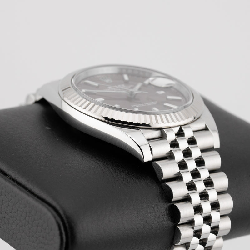Rolex Datejust - Ref. 126334 - 41mm White Gold & Stainless Steel - RARE "Purpling" Dial