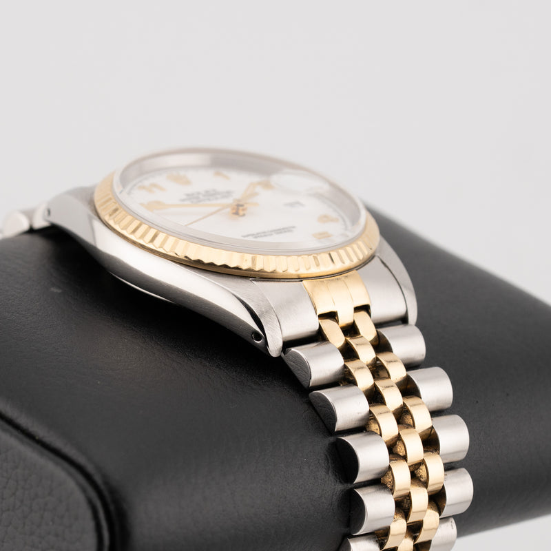 Rolex Datejust - 16233 - 36mm - Rare White Dial
