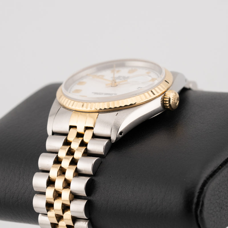 Rolex Datejust - 16233 - 36mm - Rare White Dial