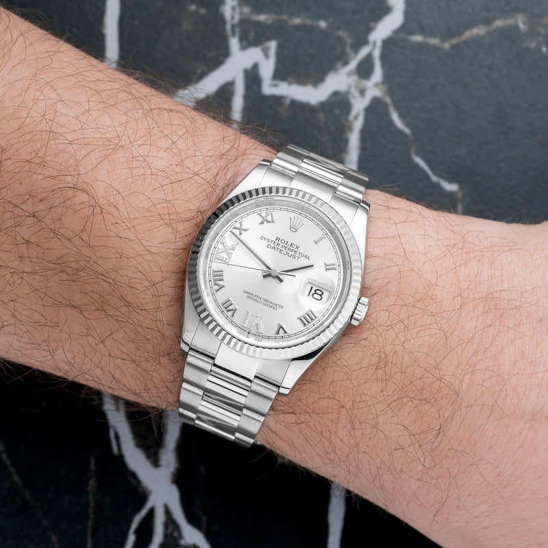 Rolex Datejust - Ref. 126234 - 36mm - Factory 6/9 Diamond Dial