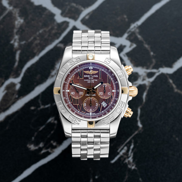 Breitling Chronomat 44 - Ref. IB0110 - 44mm Stainless & Rose - Full Set