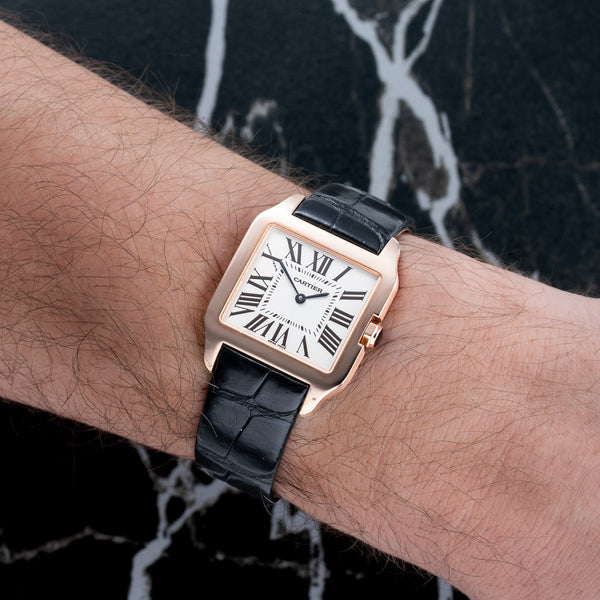Cartier Santos Dumont - Ref. W2009251 - 38.5mm * 30.3mm Rose Gold - Full Set