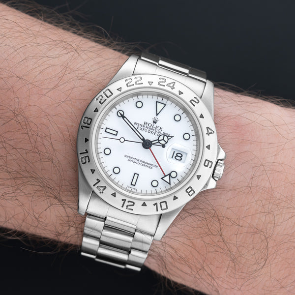 Rolex Explorer II - Ref. 16570 - 40mm Stainless Steel - Swiss Only Dial