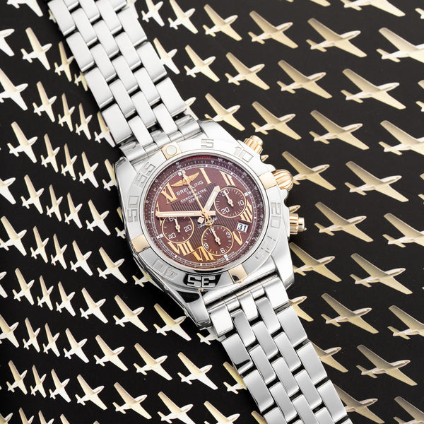 Breitling Chronomat 44 - Ref. IB0110 - 44mm Stainless & Rose - Full Set