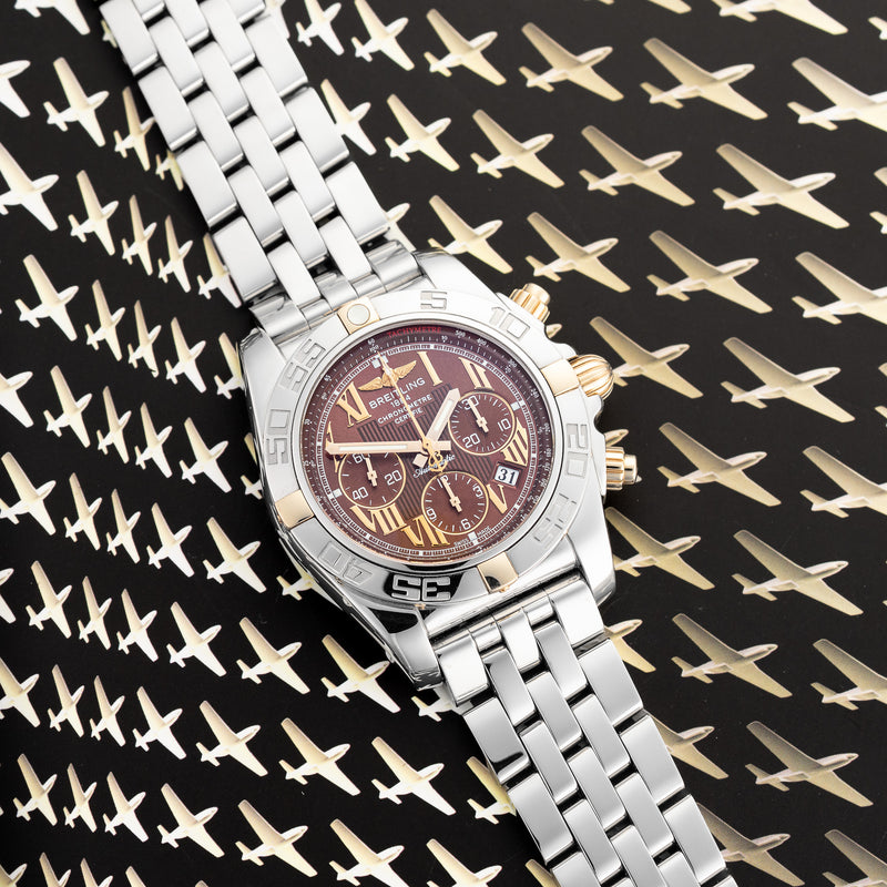 Breitling Chronomat 44 - Ref. IB0110 - 44mm Stainless & Rose - Full Set