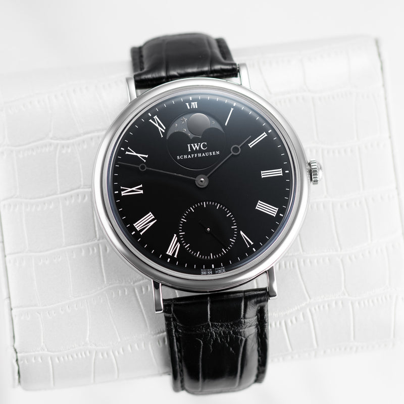 IWC Portofino Hand-Wound - Ref. IW544801 - 46mm Stainless Steel - Full Set