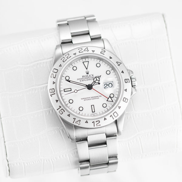 Rolex Explorer II - Ref. 16570 - 40mm Stainless Steel - Swiss Only Dial