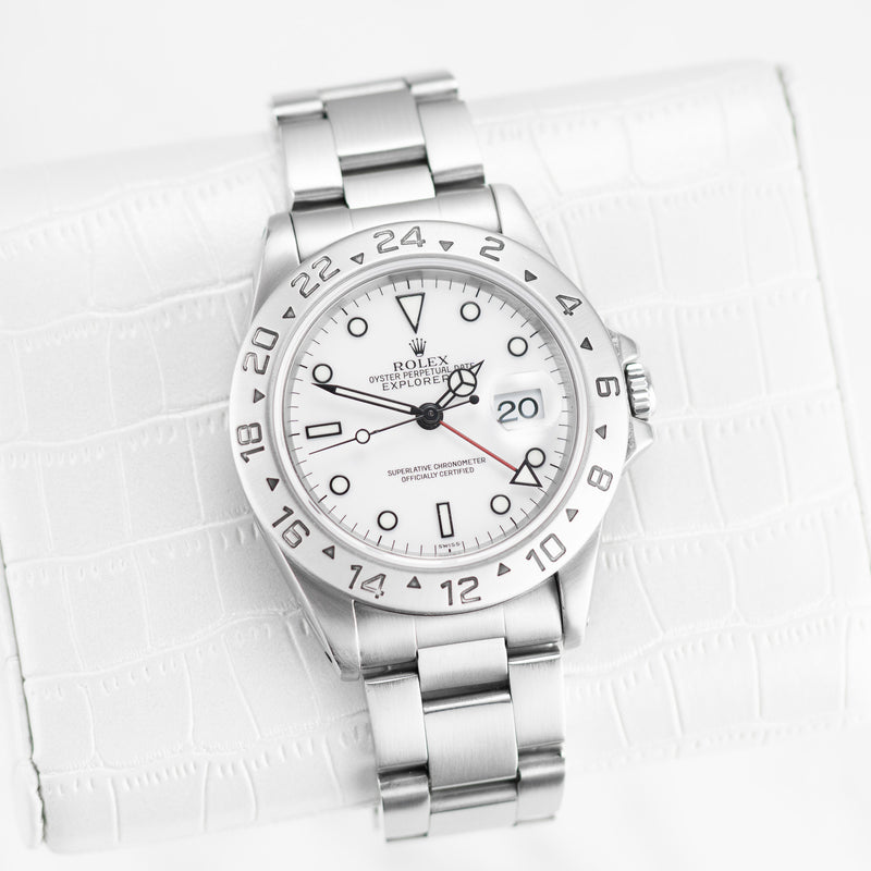 Rolex Explorer II - Ref. 16570 - 40mm Stainless Steel - Swiss Only Dial