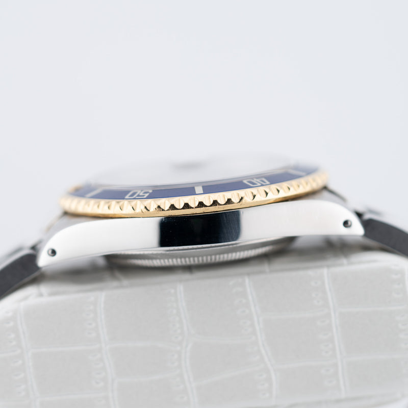 Rolex Submariner Date - Ref. 16613LB - 40mm Stainless Steel & Yellow Gold - Serti Dial - Gold Through Buckle