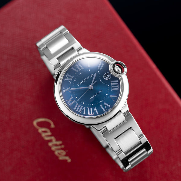 Cartier Ballon Bleu WSBB0061 Stainless Steel watch, 40mm size.