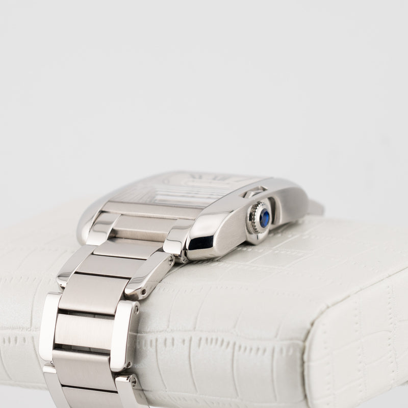 Cartier Tank Anglaise - Ref. W5310009 - 39.2mm * 29.8mm Stainless Steel - Beautiful Full Set