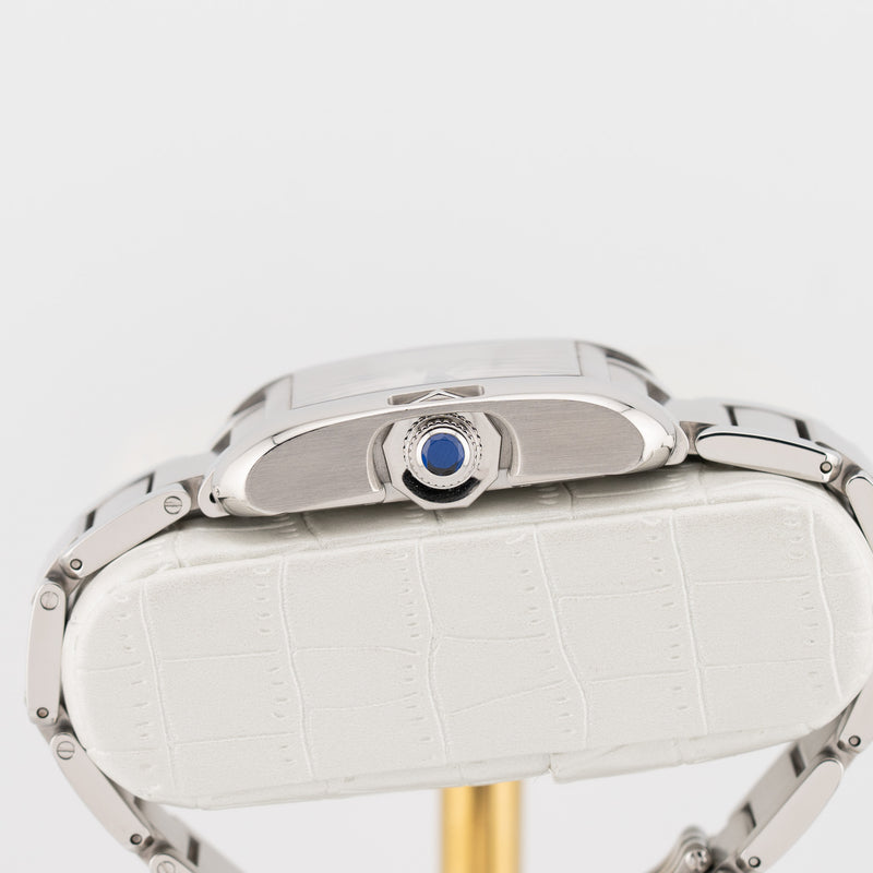 Cartier Tank Anglaise - Ref. W5310009 - 39.2mm * 29.8mm Stainless Steel - Beautiful Full Set