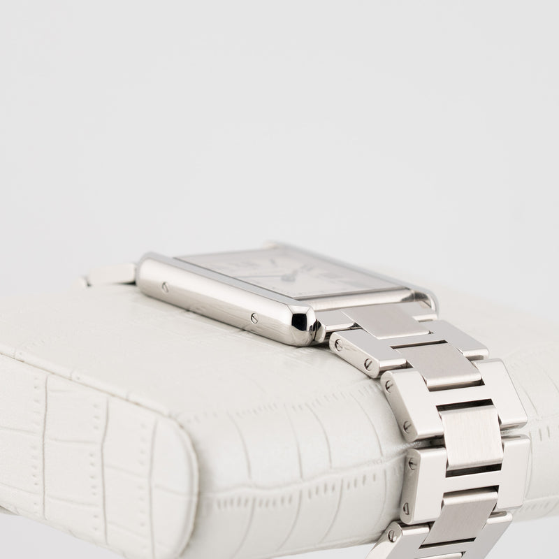Cartier Tank Solo - Ref. W5200014 - 34.8mm x 27.4mm Stainless Steel - Large Size
