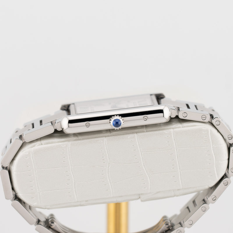 Cartier Tank Solo - Ref. W5200014 - 34.8mm x 27.4mm Stainless Steel - Large Size