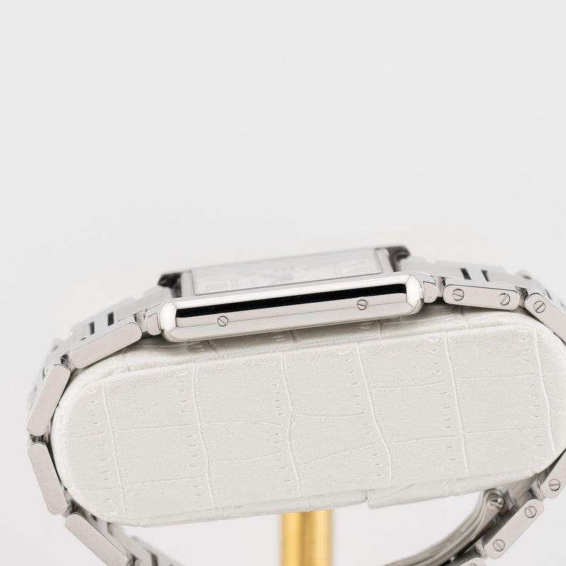 Cartier Tank Solo - Ref. W5200014 - 34.8mm x 27.4mm Stainless Steel - Large Size