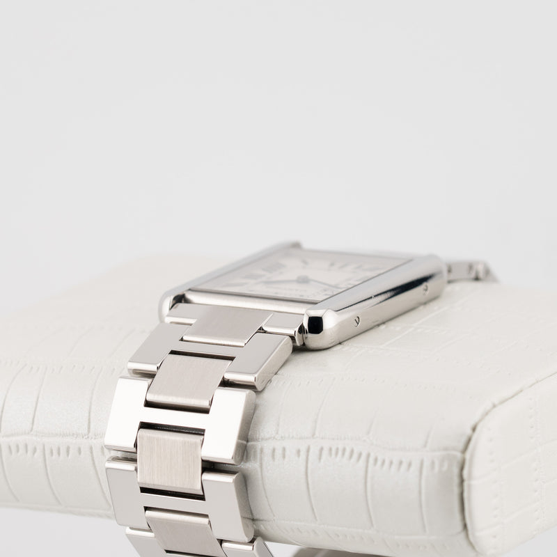 Cartier Tank Solo - Ref. W5200014 - 34.8mm x 27.4mm Stainless Steel - Large Size